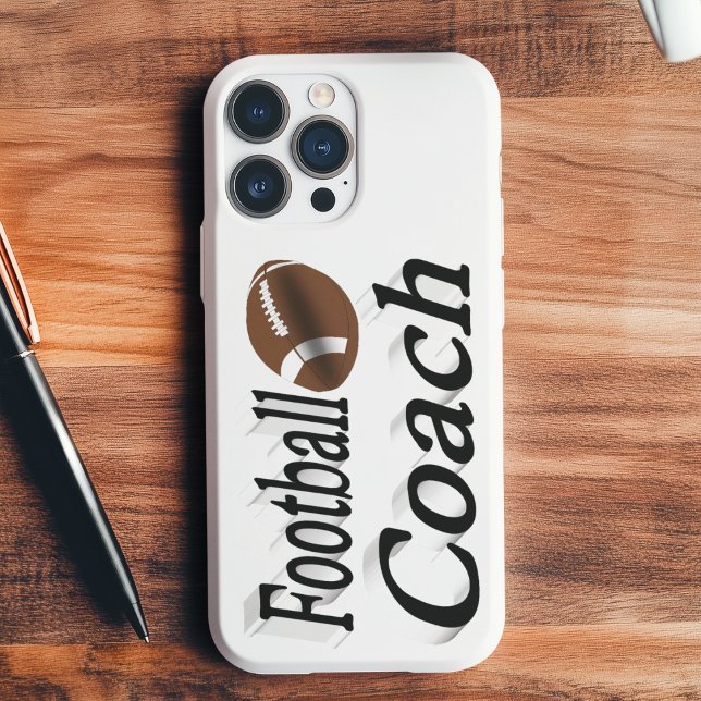 Coque iPhone Entraîneur de football (Créateur téléchargé)