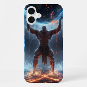 Coque iPhone 16 Plus Epic Atlas Holding Planet