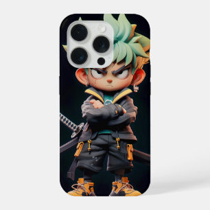Coque iPhone 15 Pro Épique Roronoa Zoro Édition Chibi