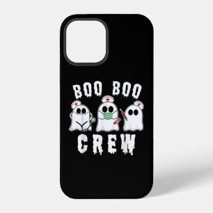 Coque iPhone 12 Équipage Boo Boo Costume d'infirmière fantôme drôl