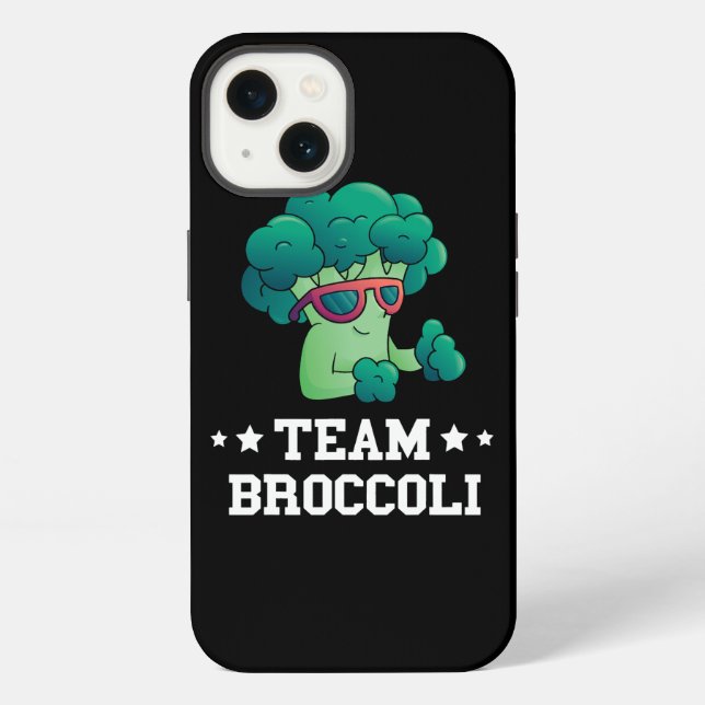 Coque iPhone Équipe Brocoli Végétarien Amateur de Brocoli Légum (Verso)