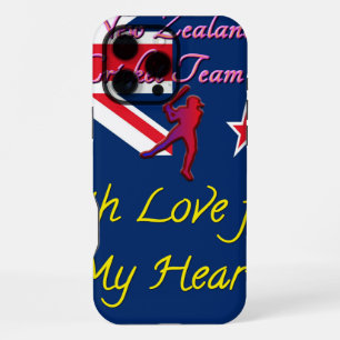 Coque iPhone 16 Pro Max Équipe de cricket de Nouvelle-Zélande : Love From