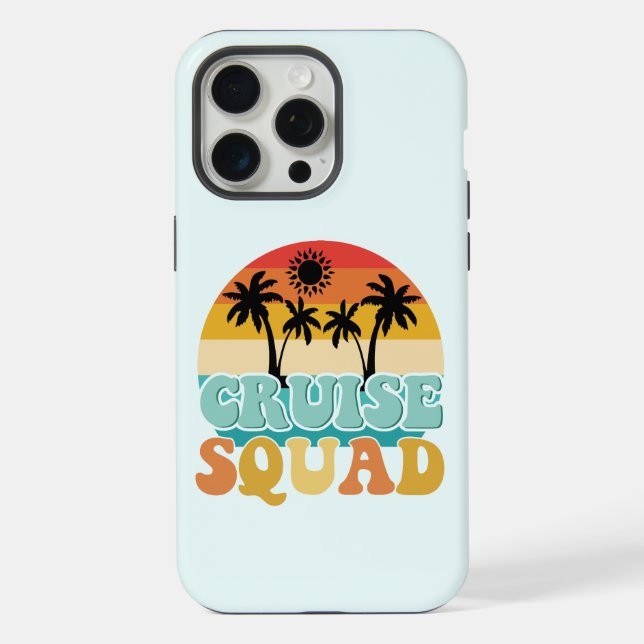 Coque iPhone Équipe de croisière (Verso)