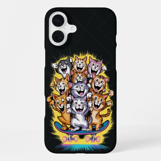 Coque iPhone Équipe de patinage (Verso)