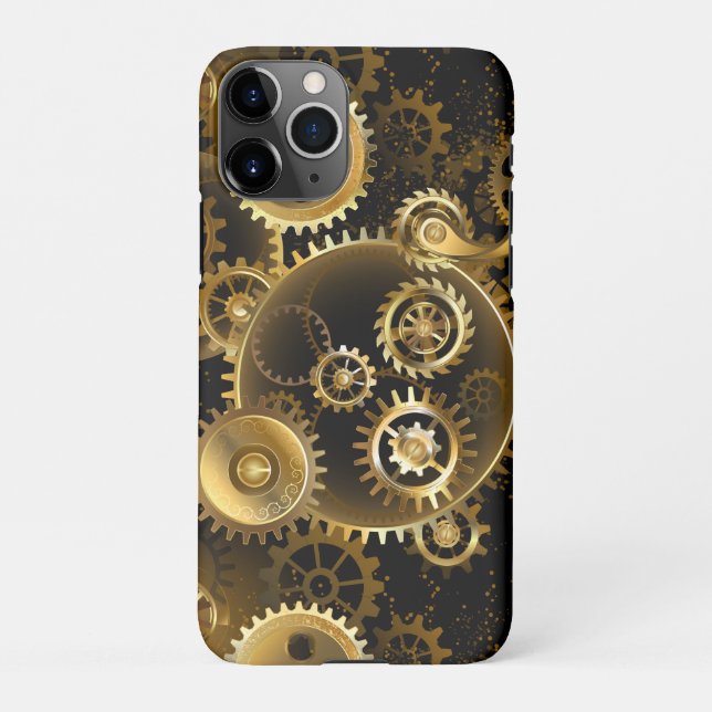 Coque iPhone Équipements en laiton sans vapeur (Dos)