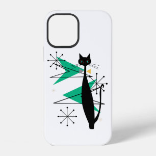Coque iPhone 12 Ère Atomique Rétro Moderne du Milieu du Siècle MCM