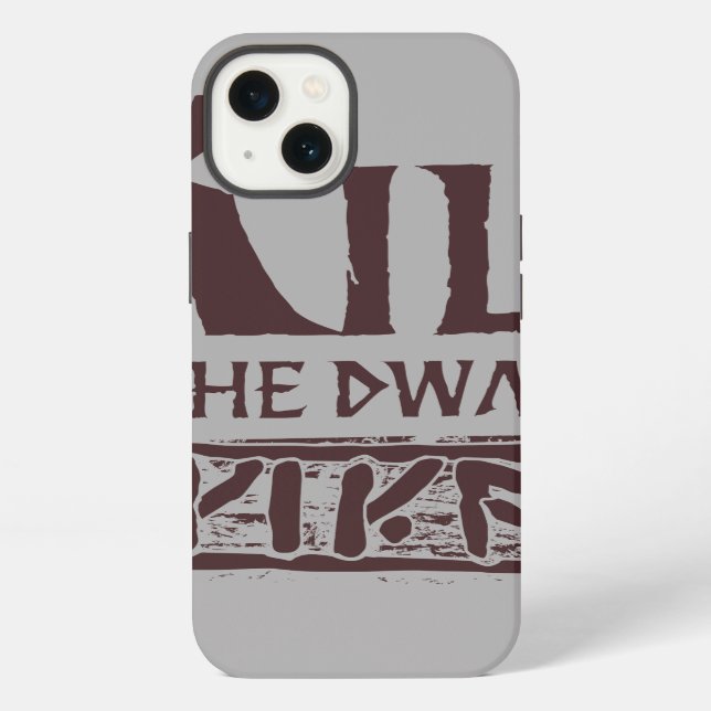 Coque iPhone Erebor - Nom de Kili (Verso)
