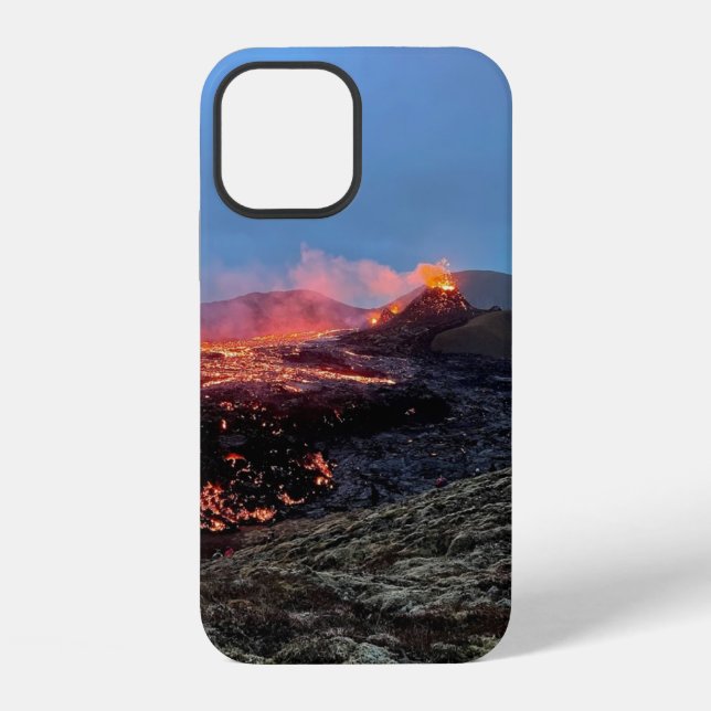 Coque iPhone Éruption Islande - Coque-coque iphone (Verso)
