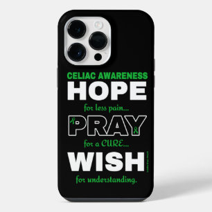 Coque Pour Pour iPhone 14 Pro Max Espoir Prière Vœu...Cœliaque