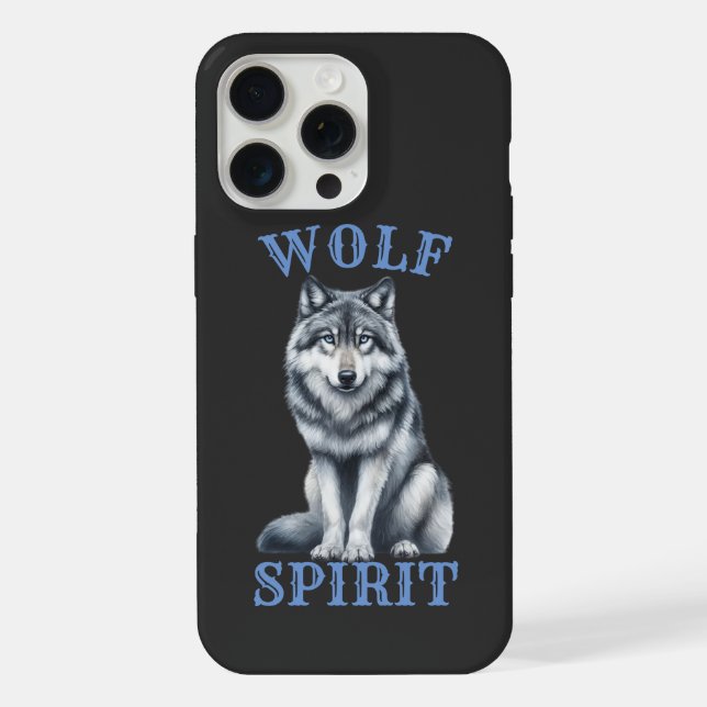 Coque iPhone Esprit de loup (Verso)
