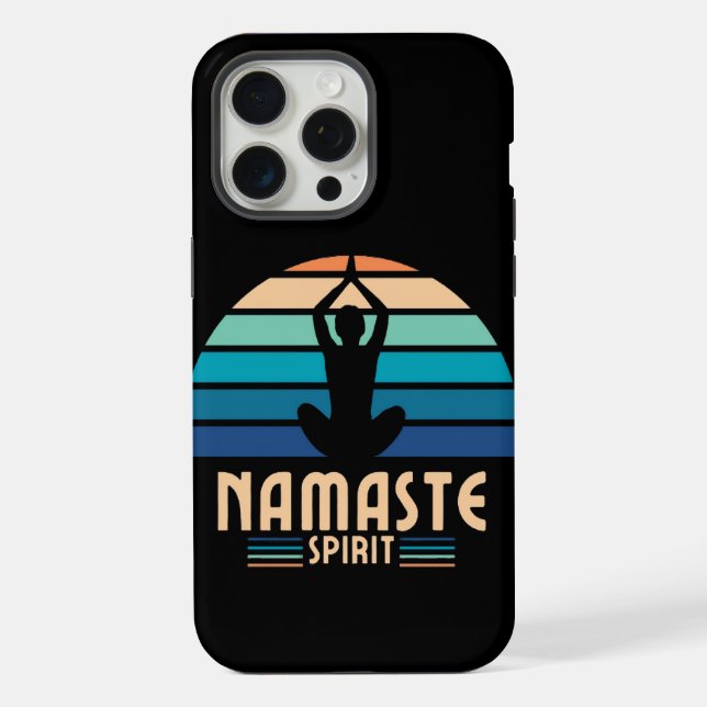 Coque iPhone Esprit Namaste (Verso)