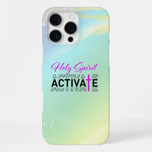 Coque iPhone Esprit Saint Active - Vert Pastel  (Verso)