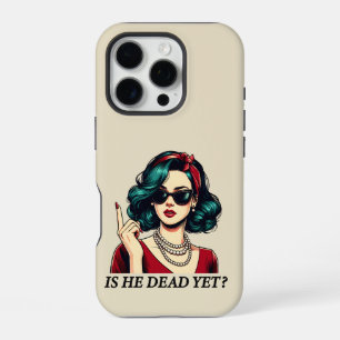 Coque iPhone 16 Pro Est-Il Mort, Mais Drôle De Dire Un Humour Sombre V