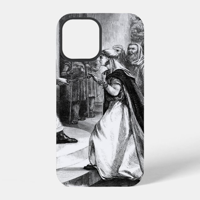 Coque iPhone Esther devant le Roi (Verso)
