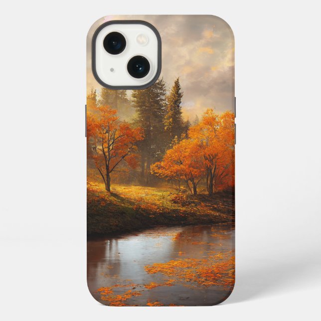 Coque iPhone Esthétique d'automne (Verso)