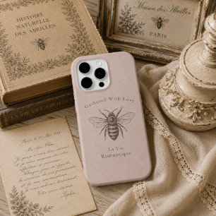 Coque iPhone 15 Pro Esthétique Douce de Campagne Française Vintage