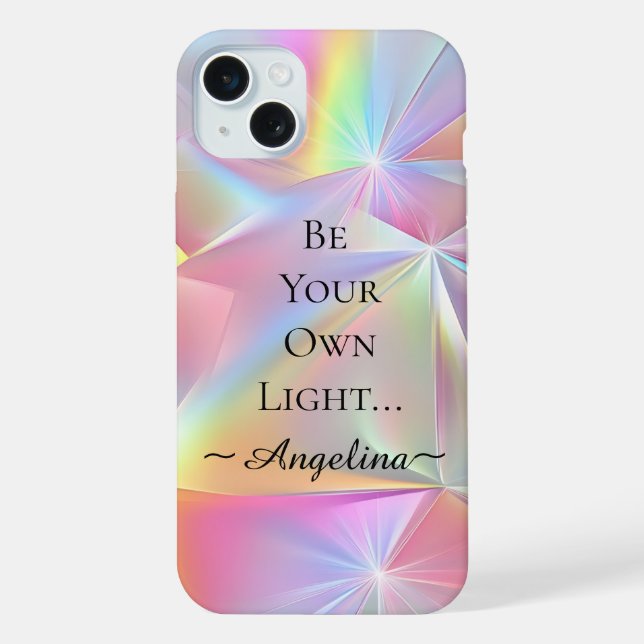 Coque iPhone Esthétique holographique (Verso)