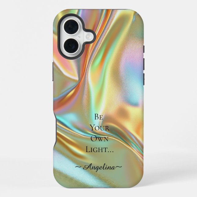 Coque iPhone Esthétique holographique (Verso)