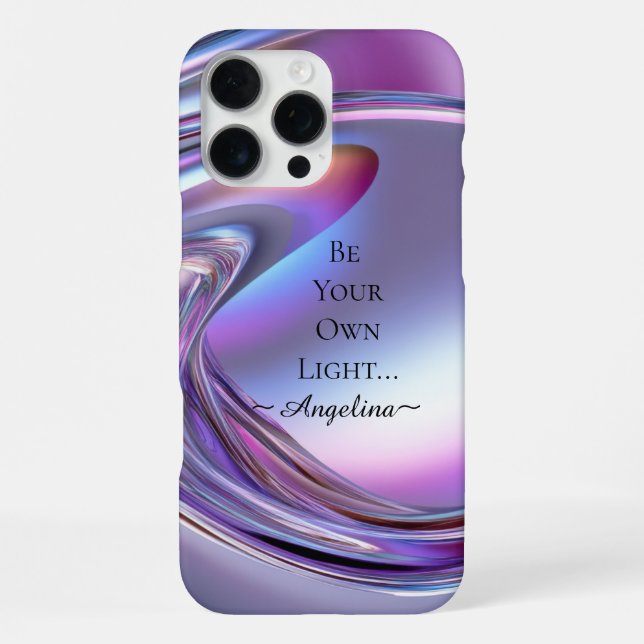 Coque iPhone Esthétique holographique (Verso)