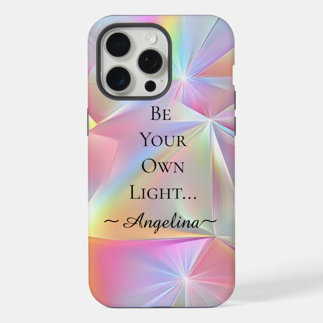 Coque iPhone Esthétique holographique (Verso)