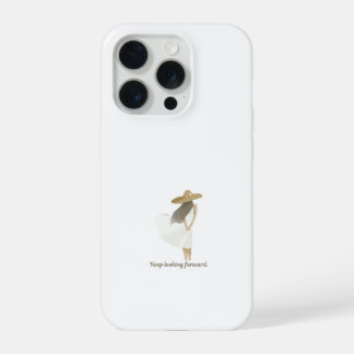 Coque iPhone 15 Pro Esthétique minimaliste de la femme en art linéaire