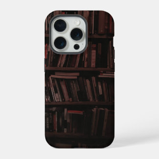 Coque iPhone 15 Pro Étagère sombre, image réaliste