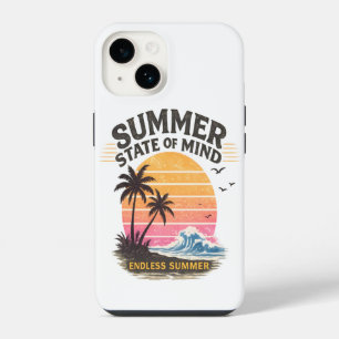 Coque Pour iPhone 14 État d'esprit d'été Vintage