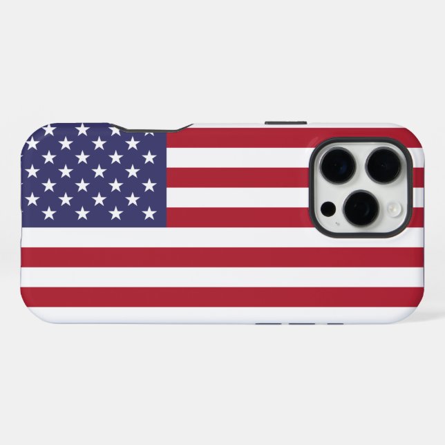Coque iPhone États-Unis (Verso Horizontal)
