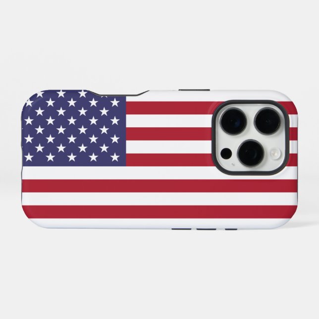 Coque iPhone États-Unis (Verso Horizontal)