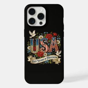 Coque iPhone 15 Pro Max États-Unis Amérique 1776-2026 250 Ans de Liberté
