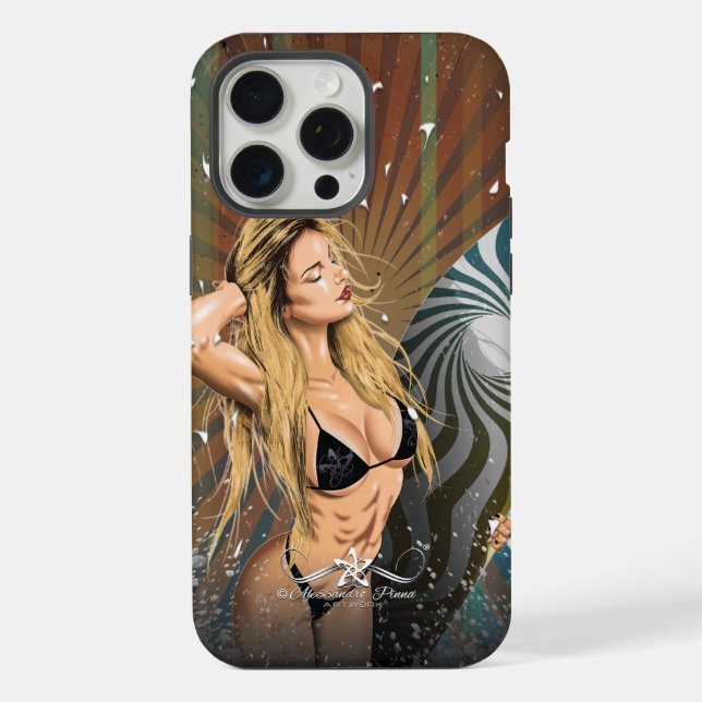 Coque iPhone Été chaud (Verso)