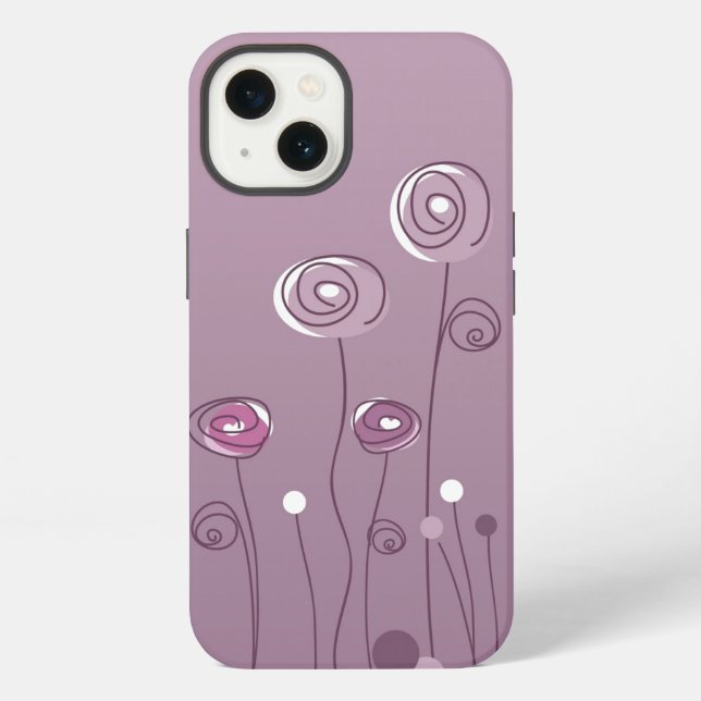 Coque iPhone Été pourpre (Verso)