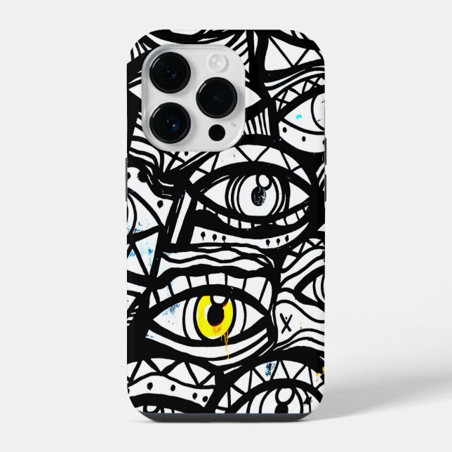Coque iPhone Étendue des yeux (Verso)