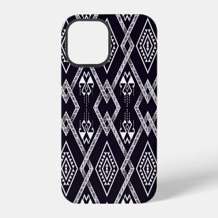 Coque iPhone 12 ethnique orientale, arrière - plan traditionnel sa