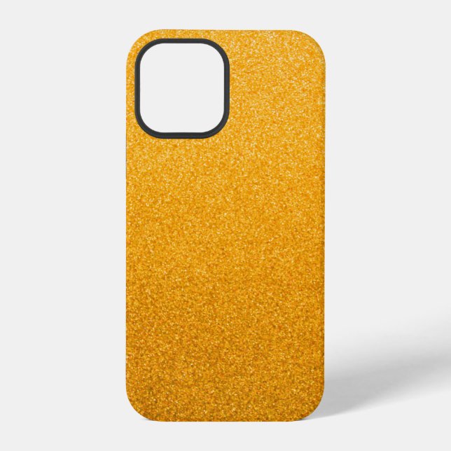 Coque iPhone Étincelle jaune Abstraite (Verso)