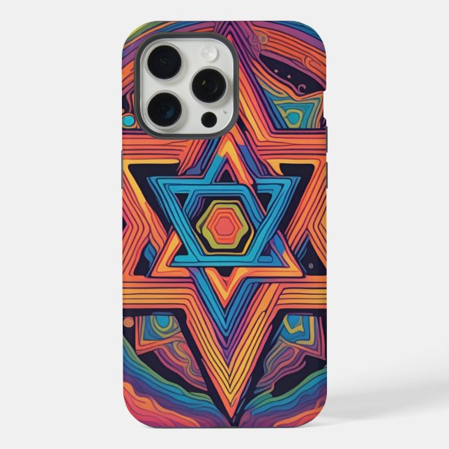 Coque iPhone Étoile de David (Verso)