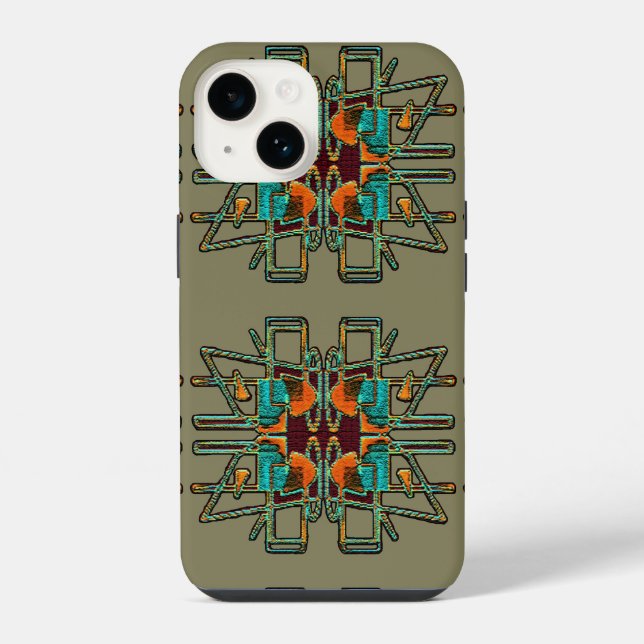Coque iPhone Étoile Tribale (Verso)