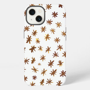 Etui iPhone 13 Étoiles aquarelles - ambre