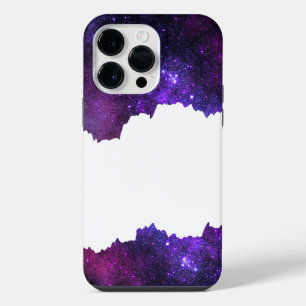Coque Pour Pour iPhone 14 Pro Max Étoiles de galaxie violette