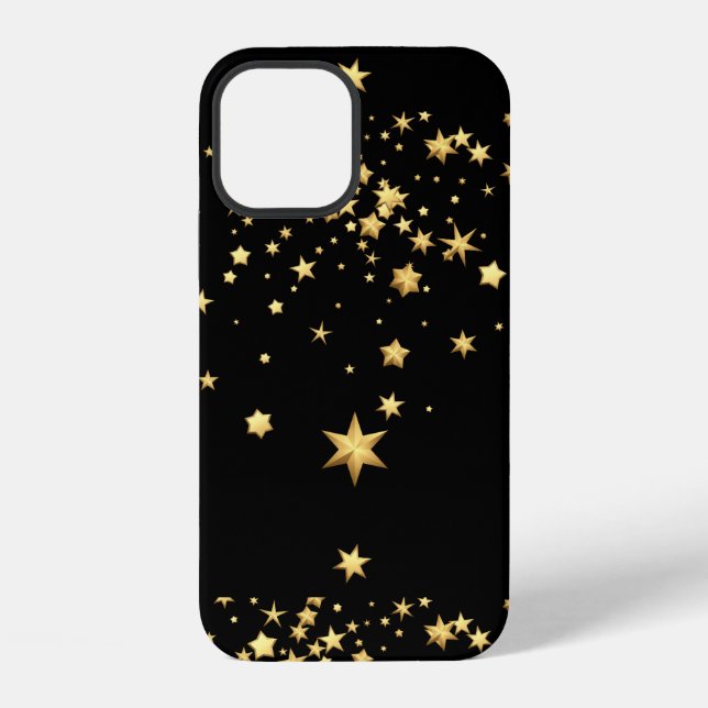 Coque iPhone Étoiles Dorées (Verso)