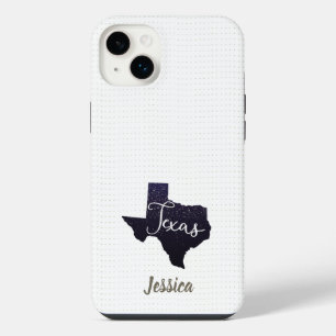 Étoiles nocturnes du Texas en forme d'état