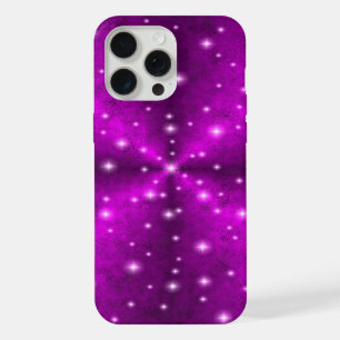 Coque iPhone 15 Pro Max Étoiles sur arc-en-ciel en optique cuir d'éléphant