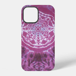 Coque iPhone 12 Étoiles violettes Tie Dye