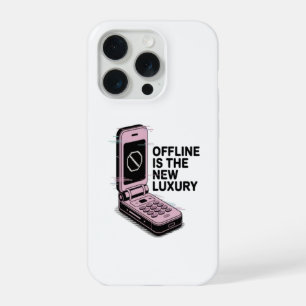 Coque iPhone 15 Pro Être hors ligne est le nouveau luxe