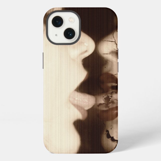 Coque iPhone Étreinte déchue (Verso)