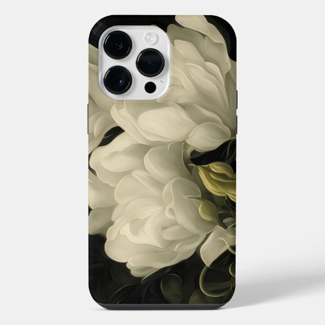 Coque iPhone Étude d'une pivoine (Verso)