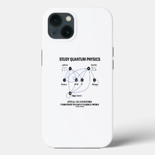 Etui iPhone 13 Étude physique quantique Higgs Modèle standard de