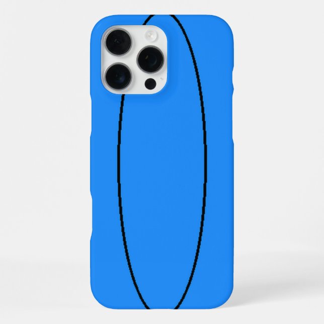Coque iPhone Étui à l'essence ovale (Verso)