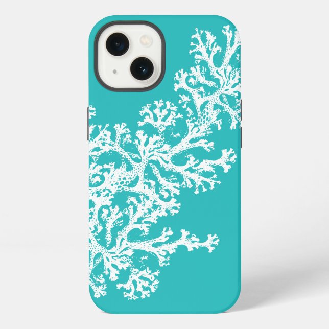 Coque iPhone Étui à motif de corail Case-Mate (Verso)