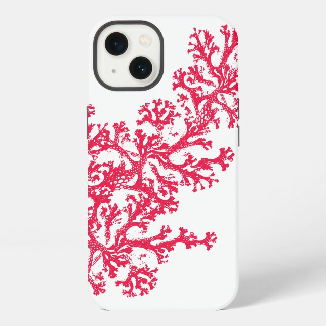 Coque iPhone Étui à motif de corail Case-Mate (Verso)